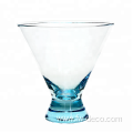 custom colored tumbler stemless martini cocktail glass set